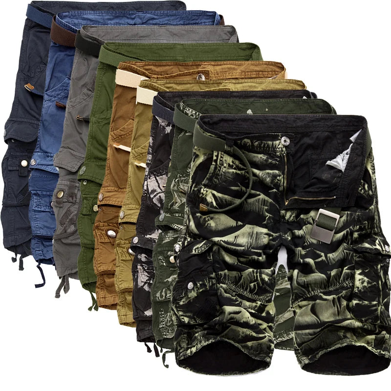 2024 Summer Men's Military Shorts Camouflage