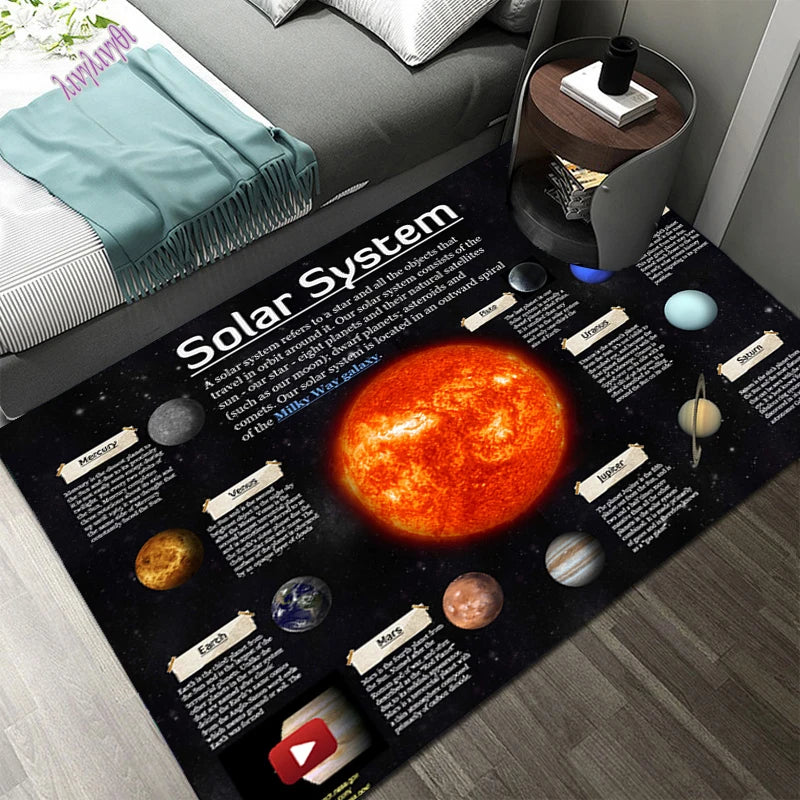 3D Solar System Rug (bedroom/children)